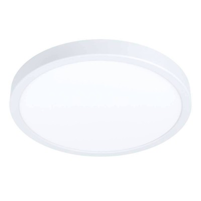 FUEVA-Z CONNECT-Z VÝPRODEJ Stropní svítidlo, kov bílá, difuzor plast, LED 20W, 2700lm, dálk ovl, nebo smart telefon Bluetooth, stmív, nast teplota CCT teplá 3000K-denní 6400K, Ra80, 230V IP44, d=285mm, h=28mm