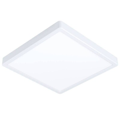 FUEVA-Z CONNECT-Z VÝPRODEJ Stropní svítidlo, kov bílá, difuzor plast, LED 20W, 2700lm, dálk ovl, nebo smart telefon Bluetooth, stmív, nast teplota CCT teplá 3000K-denní 6400K, Ra80, 230V IP44, 285x285x28mm