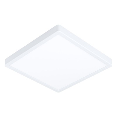 FUEVA 5 VÝPRODEJ Stropní, čtvercové svítidlo, těleso hliník, povrch bílá, difuzor plast opál, LED 20W, 2300lm,  teplá 3000K, Ra80, 230V, IP20, rozměry 285x285x28mm