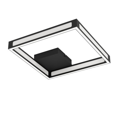 ALTAFLOR Stropní přisazené svítidlo, těleso nikl, povrch bílá, difuzor plast opál, LED 11,2W, teplá 3000K, 1520lm, Ra80,  230V, IP20, tř.2. rozměry 315x315x70mm