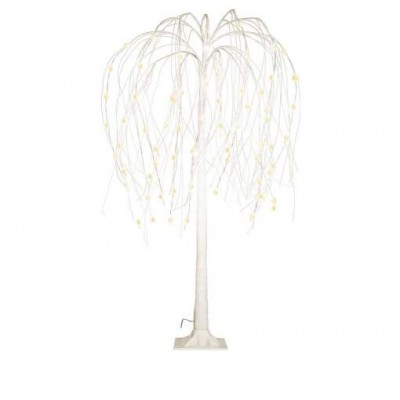 VS nano strom 72 LED, IP44, 1,2m Vánoční světelný nano strom, venkovní/vnitřní, těleso plast a kov, 72 LED, teplá nebo studená bílá, vč. Adaptéru 230V, IP44, rozměry h=120cm, přívodní kabel černá  l=3m