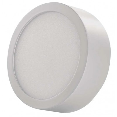 PLAM R 7W,12W, 21W, 28W Stropní přisazené svítidlo, těleso kov, povrch bílá, difuzor plast opál, LED 7,6W/680lm, 12,5W/1100lm, 21W/1900lm, 28,5W/2700lm, neutrální 4000K, 230V, IP40, rozměry dle typu.