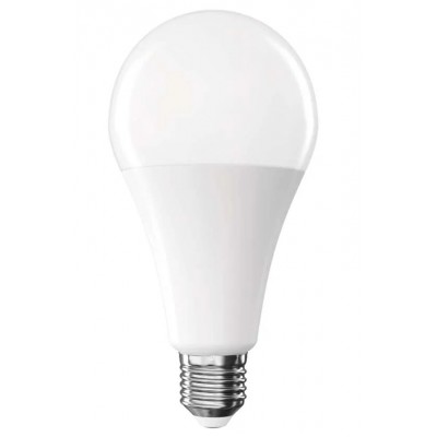 LED žárovka opál E27 20W Světelný zdroj, žárovka hrušková, sklo opál, LED 20W, 2452lm, E27, A80, teplá 2700K/neutrální 4000K/denní 6500K, 230V, d=80mm, l=156mm