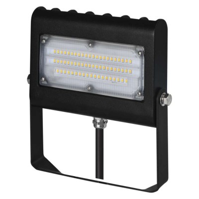 GANEO LED 300W, IP66 Venkovní reflektor, těleso hliník, povrch černá, difuzor plast čirý, LED přep příkon 150/200/230/ 300W, 40000lm, neutrální 4000K, Ra80, vyzař úhel 120°, 230V, IP65, rozměry 321x465x95mm, kabel l=1m