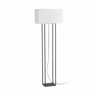 PEPER 2x20W, E27 Stojací lampa, základna kov barva tmavě hnědá, stínítko textil béžová, pro žárovku 2x20W,E27, 230V, IP20, rozměry d=550mm, h=300mm, l=1350mm