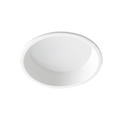 SING 1xLED 8W,24W Stropní, podhledové bodové svítidlo, těleso hliník, difuzor plast, LED 24W, 2700K, 2000lm, 230V, IP20, d=220mm, h=85mm