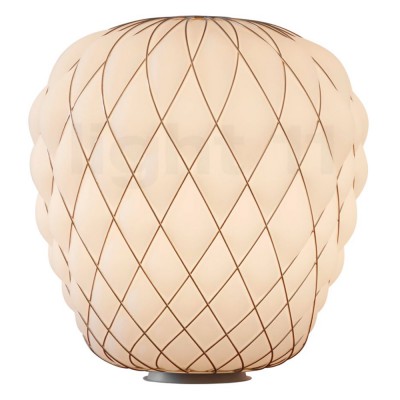 PINECONE Stolní lampa, základna kov, těleso kov, povrch mosaz zaltá lesk, difuzor sklo opál, pro žárovku 1x150W, E27, 230V, IP20, tř.2. rozměry d=500mm h=520mm