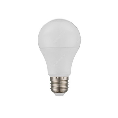 LIARA LED E27 7W RGB stmívatelná VÝPRODEJ Světelný zdroj LED, základna kov, povrch stříbrná, difuzor plast opál, LED 7W, E27, A60, 470lm, RGB, stmívatelná dálk ovl, 230V, životnost 25.000h, rozměry d=60mm, h=108mm, vč dálk ovládač