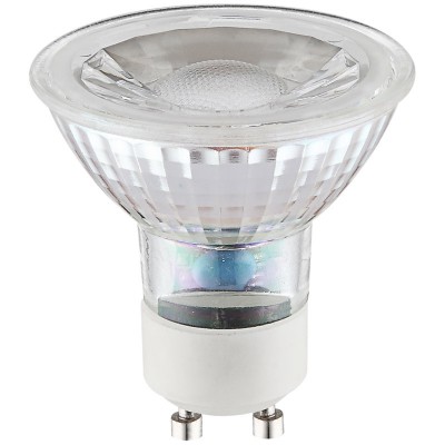 LIARA LED 5W teplá 3000K VÝPRODEJ Bodový světelný zdroj, základna plast, povrch bílá, sklo čiré, žárovka LED 5W, GU10 ES50, 345lm, teplá 3000K, vyzařovací úhel 38°, 230V, stř. životnost 25.000h, rozměry d=50mm, h=53mm
