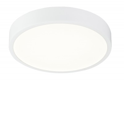 ARI LED 22W IP44 do koupelny Přisazené stropní svítidlo, těleso hliník, povrch bílá mat, difuzor plast opál, LED 22W, 2475lm/1980lm, neutrální 4000K, stmívatelné TRIAC, 230V, do koupelny IP44, tř.2, rozměry h=26mm, d=170mm