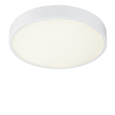 ARI LED 28W IP44 do koupelny VÝPRODEJ Přisazené stropní svítidlo, těleso hliník, povrch bílá mat, difuzor plast opál, LED 28W, 3300lm/2520lm, neutrální 4000K, stmívatelné TRIAC, 230V, do koupelny IP44, tř.2, rozměry h=26mm, d=