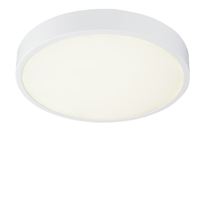 ARI LED 28W IP44 do koupelny Přisazené stropní svítidlo, těleso hliník, povrch bílá mat, difuzor plast opál, LED 28W, 3300lm/2520lm, neutrální 4000K, stmívatelné TRIAC, 230V, do koupelny IP44, tř.2, rozměry h=26mm, d=220mm