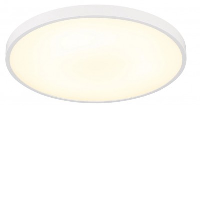 BINGO PL 32W Stropní přisazené LED svítidlo, těleso plast bílá, dif plast opál, LED 32W, 3250lm, neutrální 4000K, 230V, IP20, rozměry d=400mm, h=43mm, svítí nahoru/dolů.