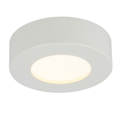 MANDESA LED 6W/12W/18W/22W IP44/IP20 Stropní, přisazené svítidlo, těleso plast, povrch bílá, difuzor plast opál, LED 6W/12W/18W/22W, 450lm/900lm/1600lm/1900lm, teplá 3000K, 230V, IP44/IP20, tř.2, rozměry průměr dle typu, h=35mm