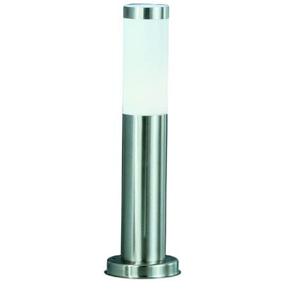APOLENA P Sloupkové svítidlo, těleso nerez, difuzor plast, pro žárovku 1x60W, E27, 230V, IP44, tř.1, rozměry 450x127x76mm