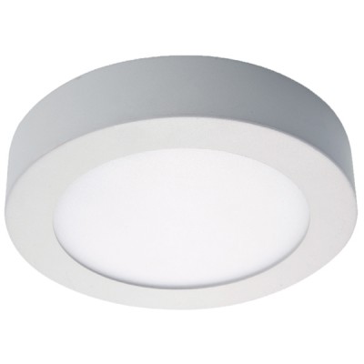 KIRKE R LED 18W Stropní svítidlo, základna kov, povrch bílá, difuzor plast opál, LED 18W, 1350lm, neutrální 3800K, Ra80, 230V, IP20, tř.1, rozměry d=225mm, h=35mm