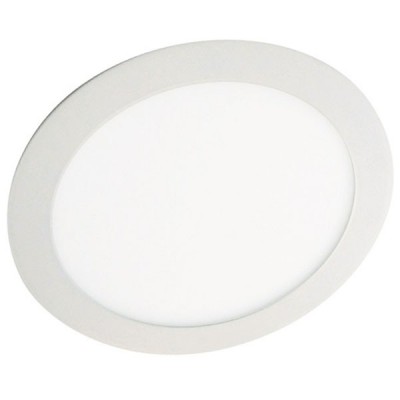 NURO R LED 12W Stropní, podhledové svítidlo, těleso hliník, povrch bílá, difuzor opál, LED 12W, denní 6000K, 850lm, vyzřovaní úhel 120°, Ra80, 230V trafo/kab, IP20, d=175mm, h=40mm