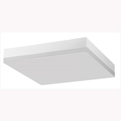 TENUS S IP44 Stropní svítidlo čtvercové, těleso plast, povrch bílá, difuzor plast opál, LED 12W, 800lm, neutrální 4000K, Ra80, 230V, do koupelny IP44, tř.2, rozměry 220x220mm, h=53mm