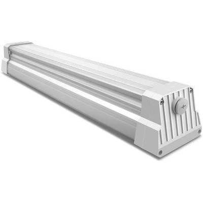 PASI LED IP66 Stropní svítidlo, těleso plast, difuzor plast opál, LED 30W, 55W, 70W, neutrální 4200K, Ra80, životnost LED až 50.000 hod, 25.000 zap/vyp, 230V, IP66, tř.1, IK08, rozměry dle typu,