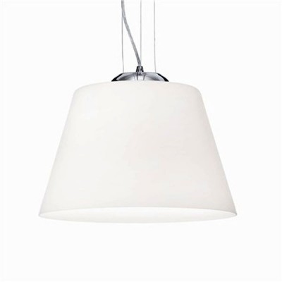 ESTETICA 1x100W E27 Závěsné svítidlo, základna kov, povrch chrom, difuzor sklo opál, pro žárovku, 1x100W, E27, 230V, IP20, rozměry dle typu svítidla.