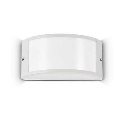 CAT1 1x60W E27 Nástěnné venkovní svítidlo nástěnné, těleso hliník, povrch prášk. lak bílá, difuzor bílý akryl - tvar dle typu, pro žár. 1x60W, E27, 230V, IP44, tř.1, rozměry 250x120x130mm