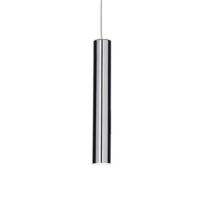 BLOCK 1x28W GU10 Závěsné bodové svítidlo, základna a stínítko kov, chrom, pro žárovku 1x50W, GU10, ES50, 230V, IP20, tř.1, těleso d=60mm, vč. závěsného kabelu l=600/1270mm, lze zkrátit