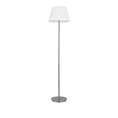 ESTETICA stojací 2x60W E27 Stojací pokojová lampa, základna kov, povrch chrom, difuzor sklo opál, pro žárovku, 1x100W, E27, 230V, IP20, rozměry d=400mm, v=1750mm