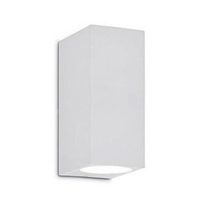 DOMINIK 2x40W G9 Nástěnné svítidlo venkovní, těleso hliník, povrch bílá, difuzor sklo opál, pro žárovku 2x28W, G9, 230V, IP43, tř.1, rozměry 65x150x95mm, svítí nahoru/dolů