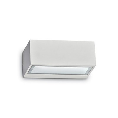 NOE 1x35W G9 Nástěnné venkovní svítidlo nástěnné, těleso hliník, povrch bílá, difuzor sklo pyrex opál mat, pro žár. 1x35W, G9, 230V, IP44, tř.1, rozměry š=165mm, v=65mm,h=115mm, sv. nahoru/dolů