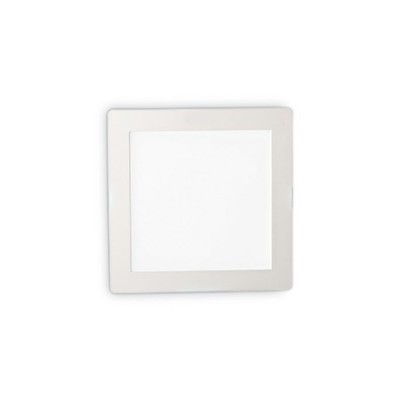 CLIC SQUARE teplá 3000K Podhledové svítidlo, těleso hliník, povrch bílá, difuzor plast bílá opál, LED 20W, teplá 3000K, 1400lm, 230V, IP20, tř.1, rozměry 168x168x35mm, trafo na kabelu