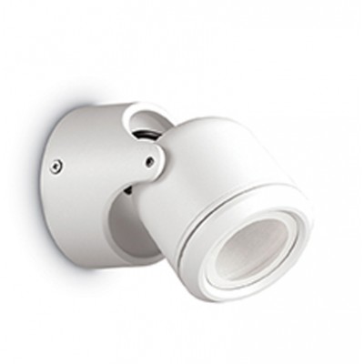 FULLA 1 Bodové přisazené venkovní svítidlo, reflektor, nastavitelný směr svícení, základna hliník, povrch lak, krycí sklo čiré, 1x28W, GU10, 230V, IP44,  tř.1. rozměry 90x110x135mm