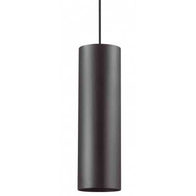 WOLVER  GU10 Závěsné svítidlo, těleso kov, povrch černá, pro žárovku 1x50W, GU10, 230V, IP20, tř.1, rozměry d=120mm, h=400mm, vč závěs kabelu h=1625mm, lze zkrátit.