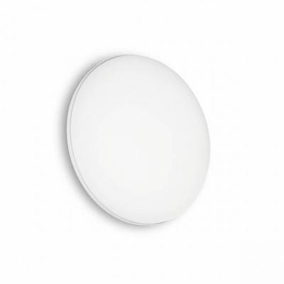 GLINDE R IP65 Venkovní nástěnné svítidlo nebo stropní svítidlo, kruhové, těleso hliník, povrch bílá, difuzor plast opál, LED 20W, 1550lm, teplá 3000K/neutrální 4000K, 230V, do koupelny IP65, tř.1, rozměry d=300mm.