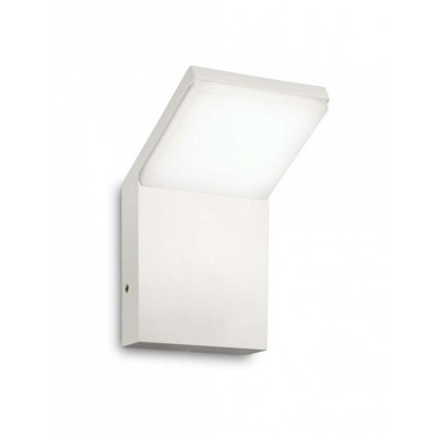 GREDING WL 8,5W IP54 Venkovní nástěnné svítidlo, těleso hliník, povrch bílá, difuzor plast opál, LED 9W, teplá 3000K, 750lm, 230V, IP54, tř.1, rozměry 100x170x105mm.