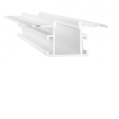 NEKID PROFILE Montážní základna pro vestavný hliníkový profil, povrch bílá, rozměry 14x20mm, lze dodat v délce 2m.