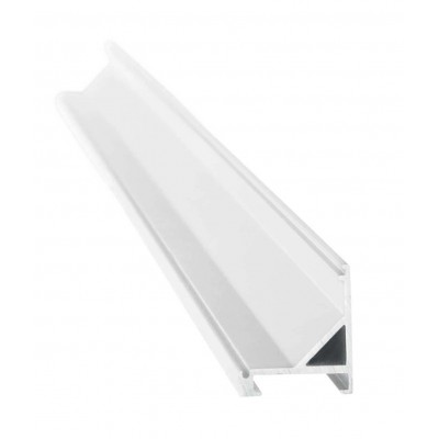 NEKID SQ Přisazený hliníkový profil, pro instalaci do rohu LED pásků šířky w=20mm, povrch bílá, rozměry 31x31mm, délky l=3m.