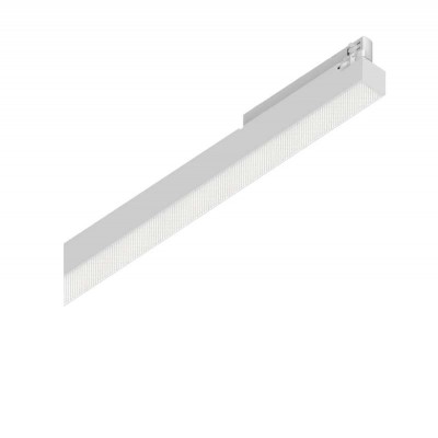 REGEST II 40W UGR<22 Svítidlo do 3F lišty, těleso hliník, povrch bílá, dif. plast opál, LED 14W, 1800lm, neutrální 4000K, vyzař. úhel 70°, UGR<22, Ra90, 230V, IP20, rozměry 535x71x32mm.