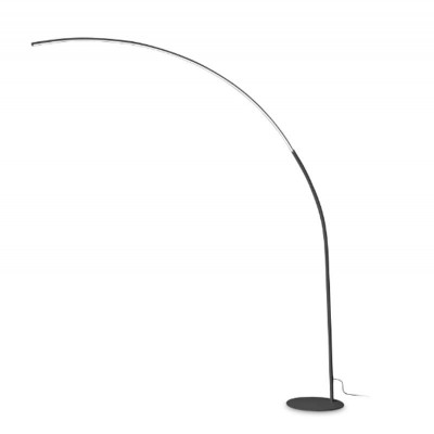 REDYTO FL 30W Stojací lampa, těleso kov, povrch černá/bílá, difuzor plast opál, LED 30W, 2850lm, teplá 3000K, dotyk stmívání, 230V, IP20, tř.2, rozměry 2000x2100mm.