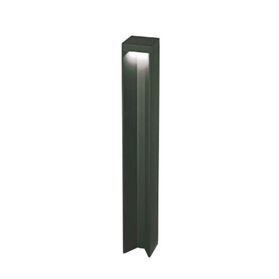 FISER FL 11W IP54 Sloupkové venkovní svítidlo, těleso hliník, povrch černá, krycí sklo čiré, LED 12W, 1200lm, neutrální 4000K, IP54, tř.1, rozměry 85x650mm, svítí dolů.