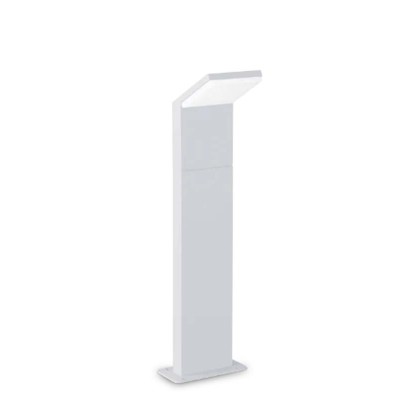 GREDING FL 8,5W Sloupkové svítidlo, exteriérové, těleso hliník, povrch bílá, difuzor plast opál, LED 8,5W, 950lm, teplá 3000K, 230V, IP54, tř.1, rozměry 139x500x125mm.