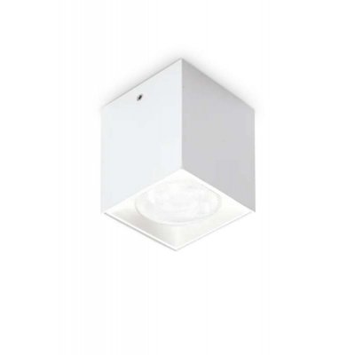 GOTHA SQ 5W Stropní, přisazené bodové svítidlo, těleso hliník, povrch bílá, LED 5W, 370lm, teplá 3000K, vyzař. úhel 40°, Ra90, 230V, IP20, rozměry 42x42x52mm.