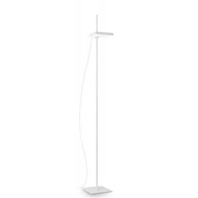 REDGU FL 17W Stojací lampa, nastav. směr svícení, těleso kov, povrch bílá, difuzor plast opál, LED 17W, 1950lm, teplá 3000K, 230V, IP20, tř.2, rozměry 200x150mm, h=1800mm.
