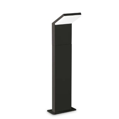 GREDING FL 8,5W Sloupkové svítidlo, exteriérové, těleso hliník, povrch černá antracit, difuzor plast opál, LED 8,5W, 1050lm, neutrální 4000K, 230V, IP54, tř.1, rozměry 139x1000x125mm.