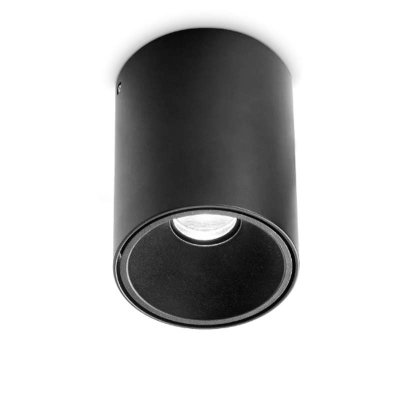 GOTHA R 10W/25W Stropní, přisazené bodové svítidlo, těleso hliník, povrch černá/bílá, LED 10W/900lm, 25W/2350lm, teplá 2700K/3000K, vyzař. úhel 28°/33°, Ra90, 230V, IP20, rozměry dle typu.