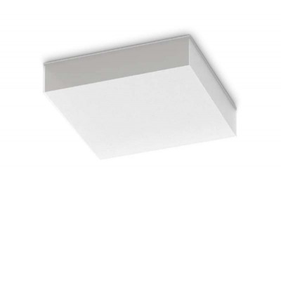 REPUGNO PL 18W Stropní venkovní svítidlo, těleso plast bílá, difuzor plast opál, LED 18W, teplá 3000K/1900lm, neutrální 4000K/2350lm, 230V, IP65, tř.2, rozměry 250x250x55mm.