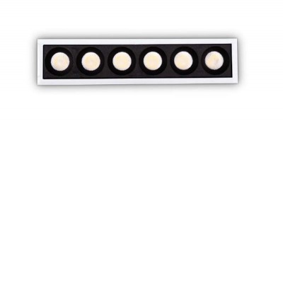 FIRMAN III 10W Stropní podhledové bodové buňkové svítidlo, těleso hliník, povrch bílá, LED 10W, 1000lm, teplá 3000K, Ra80, 230V, IP20, tř.2, rozměry 122x40x28mm.