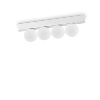 KARTZ PL 12W Stropní přisazené svítidlo, těleso kov, povrch bílá, difuzor plast opál, LED 12W, 1000lm, teplá 3000K, 230V, IP20, tř.2, rozměry 310x90x60mm.