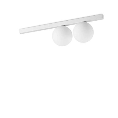 VEDY PL 2x4W G9 Stoprní přisazené svítidlo, těleso kov, povrch bílá, difuzor sklo opál, pro žárovku 2x4W, G9, 230V, IP20, tř.2, rozměry 557x150x120mm.
