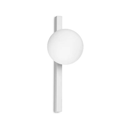 VEDY WL 1x4W G9 Nástěnné svítidlo, základna kov, povrch bílá, dif sklo opál, pro žárovku 1x4W, G9, 230V, IP20, tř.2, rozměry 120x333x150mm.