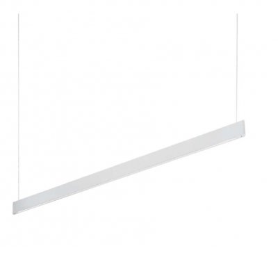 BLUETIT HL II 36W Závěsné svítidlo, těleso hliník, povrch bílá, difuzor plast opál, LED 36W, 4000lm, teplá 3000K, 230V, IP20, tř.1, rozměry 1200x60x10mm, vč lankového závěsu l=2000mm lze zkrátit.